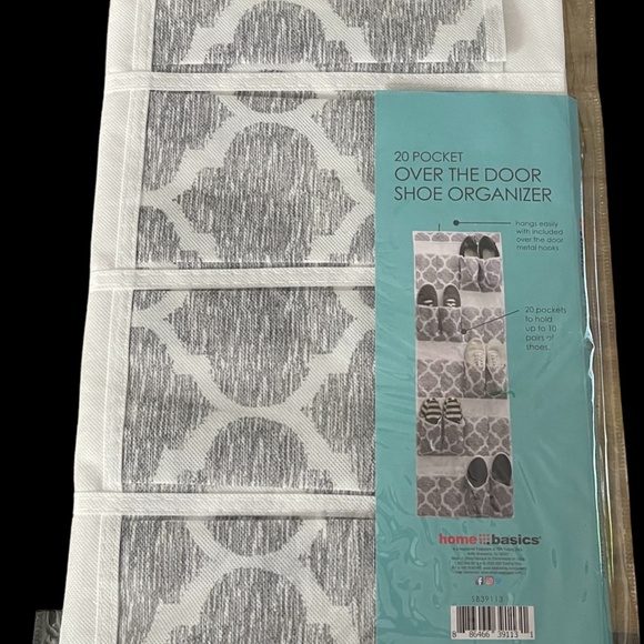 Home Basics 20 Pocket Over The Door Show Organizer - Picture 5 of 5